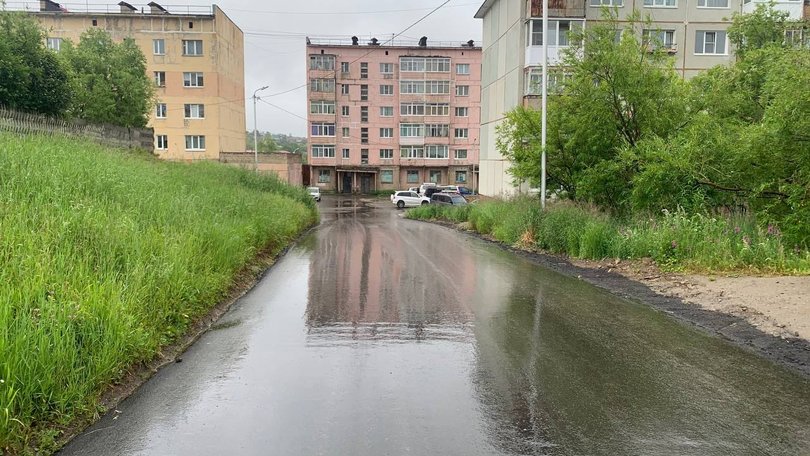 В Магадане отремонтировали проезд после жалоб жителей